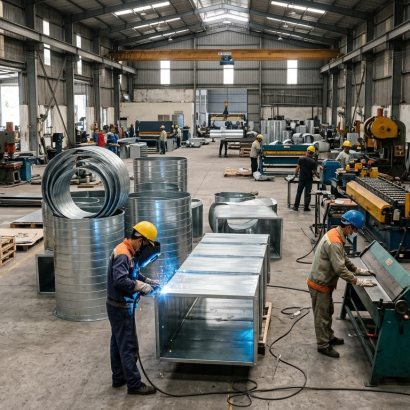 Cơ Điện Phúc Hưng – Đơn Vị Sản Xuất Và Thi Công Ống Gió Tại TP.HCM